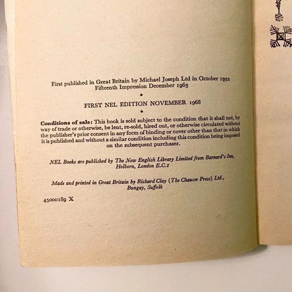 Vintage 1968  Snowflake by Paul Gallico Paperback Book NEL Edition - Picture 7 of 11